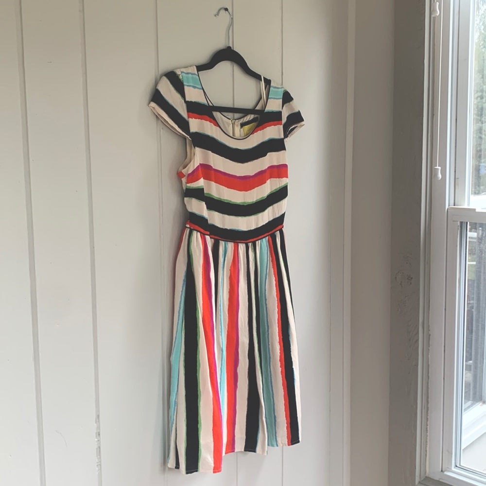 Anthropologie striped dress